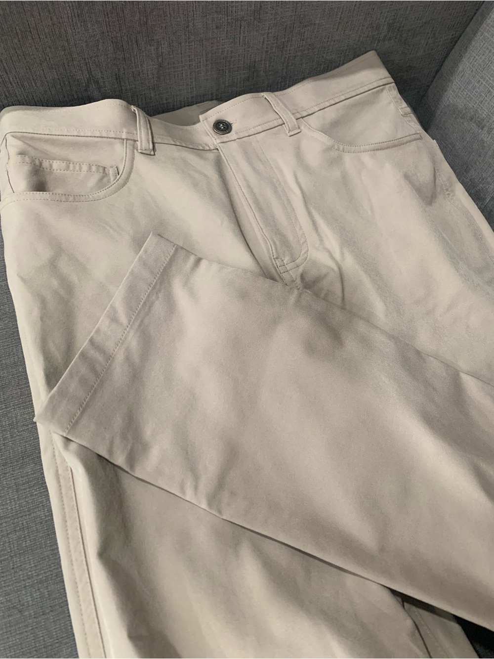 32Cool Men's Light Beige Jeans - Classic Straight Fit